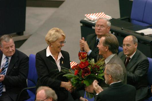 Kastner, Susanne; Müntefering, Franz; Bisky, Lothar; Lafontaine, Oskar; Gysi, Gregor Reichstagsgebäude, Plenarsaal