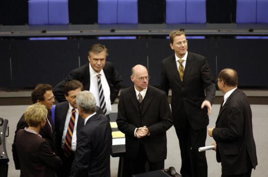 Gerhardt, Wolfgang; Lammert, Norbert; Westerwelle, Guido Reichstagsgebäude, Plenarsaal