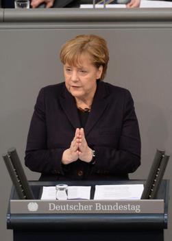 Merkel, Angela Reichstagsgebäude, Plenarsaal