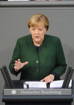 Merkel, Angela Reichstagsgebäude, Plenarsaal