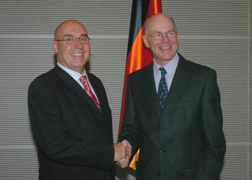 Lammert, Norbert; Garcìa, Francisco Javier Rojo Reichstagsgebäude, Empfangsraum