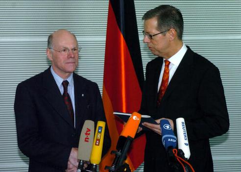Lammert, Norbert; Robbe, Reinhold Reichstagsgebäude, Empfangsraum