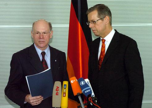 Lammert, Norbert; Robbe, Reinhold Reichstagsgebäude, Empfangsraum