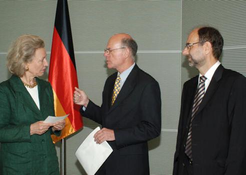 Lammert, Norbert; Eulenburg, Soscha; Krautzig, Uwe Reichstagsgebäude, Empfangsraum