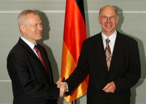 Lammert, Norbert; Jurek, Marek Reichstagsgebäude, Empfangsraum