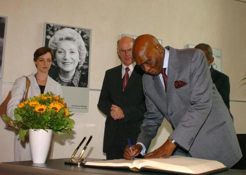 Lammert, Norbert; Wade, Abdoulaye Reichstagsgebäude, Empfangsraum