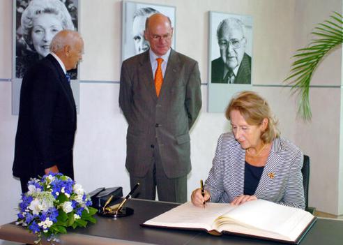 Lammert, Norbert; Papoulias, Karolos; Papoulia, May Reichstagsgebäude, Empfangsraum