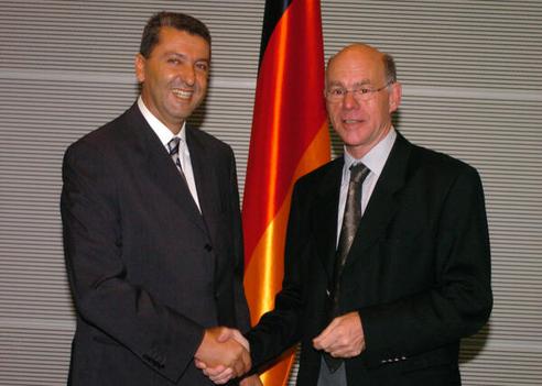 Lammert, Norbert; Lillikas, Yiorgos Reichstagsgebäude, Empfangsraum