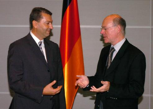 Lammert, Norbert; Lillikas, Yiorgos Reichstagsgebäude, Empfangsraum