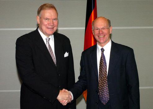 Lammert, Norbert; Lipponen, Paavo Reichstagsgebäude, Empfangsraum