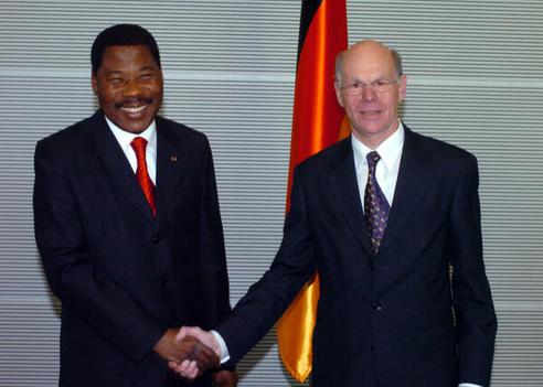 Lammert, Norbert; Yayi Boni, Thomas Reichstagsgebäude, Empfangsraum