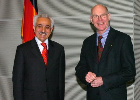 Lammert, Norbert; Spanta, Rangin Dadfar Reichstagsgebäude, Empfangsraum