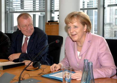 Merkel, Angela; Polenz, Ruprecht Paul-Löbe-Haus, Sitzungssaal