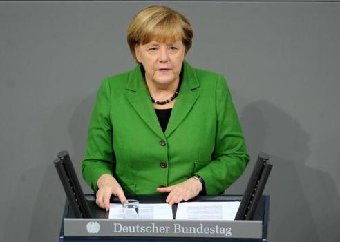 Merkel, Angela Reichstagsgebäude, Plenarsaal