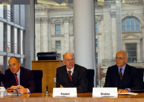 Lammert, Norbert; Zeh, Wolfgang; Fuchs, Michael Paul-Löbe-Haus, Sitzungssaal