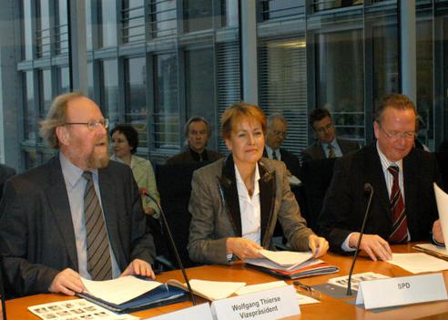 Thierse, Wolfgang; Bulmahn, Edelgard; Wend, Rainer Paul-Löbe-Haus, Sitzungssaal