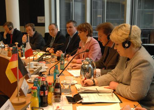 Merten, Ulrike; Teissier, Guy Paul-Löbe-Haus, Sitzungssaal