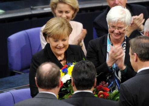 Merkel, Angela Reichstagsgebäude, Plenarsaal