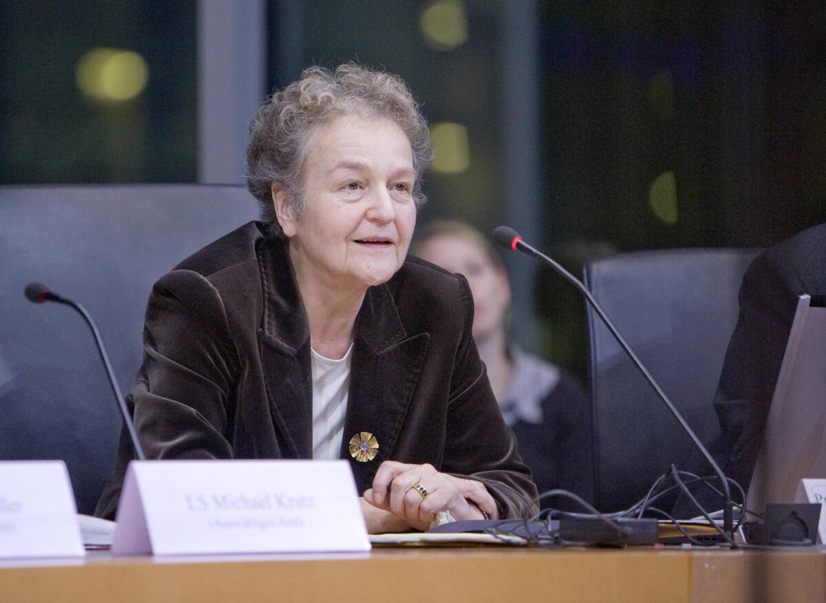 Däubler-Gmelin, Herta Die Vorsitzende des Ausschusses für Menschenrechte und humanitäre Hilfe, Herta Däubler-Gmelin, MdB, SPD am Deutschen Bundestages, 17.12..2008