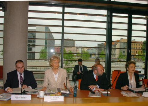 Haibach, Holger; Steinbach, Erika; Nooke, Günter; Däubler-Gmelin, Herta Jakob-Kaiser-Haus, Innenansicht