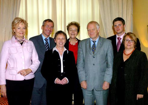 Däubler-Gmelin, Herta; Hammarberg, Thomas; Steinbach, Erika; Lösekrug-Möller, Gabriele; Graf, Angelika; Beck, Volker; Toncar, Florian Reichstagspräsidentenpalais, Innenansicht