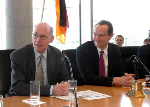 Lammert, Norbert; Krichbaum, Gunther Paul-Löbe-Haus, Sitzungssaal