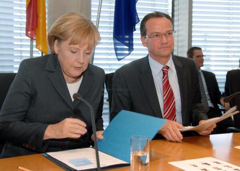 Krichbaum, Gunther; Merkel, Angela Paul-Löbe-Haus, Sitzungssaal
