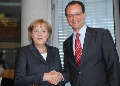 Krichbaum, Gunther; Merkel, Angela Paul-Löbe-Haus, Sitzungssaal