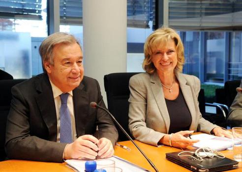 Guterres, António; Wöhrl, Dagmar G. Paul-Löbe-Haus, Sitzungssaal