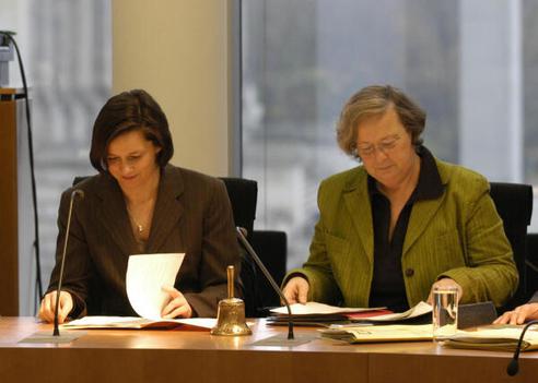 Göring-Eckardt, Katrin; Höhn, Bärbel Paul-Löbe-Haus, Sitzungssaal