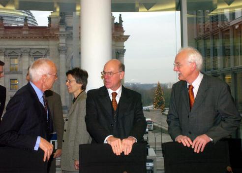 Zeh, Wolfgang; Winkelmann, Helmut; Lammert, Norbert Paul-Löbe-Haus, Sitzungssaal