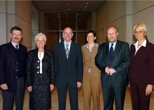 Thierse, Wolfgang; Göring-Eckardt, Katrin; Lammert, Norbert; Kastner, Susanne; Hasselfeldt, Gerda; Solms, Hermann Otto Reichstagsgebäude, Präsidialebene