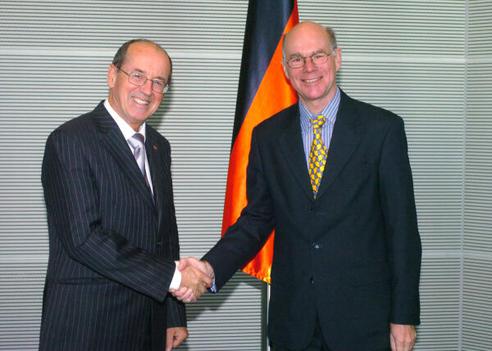 Lammert, Norbert; Cukjati, France Reichstagsgebäude, Empfangsraum