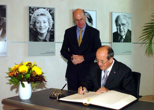 Lammert, Norbert; Cukjati, France Reichstagsgebäude, Präsidialebene