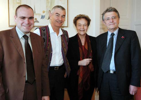 Däubler-Gmelin, Herta; Cullen, Father Shay; Haibach, Holger; Strässer, Christoph Reichstagspräsidentenpalais, Innenansicht