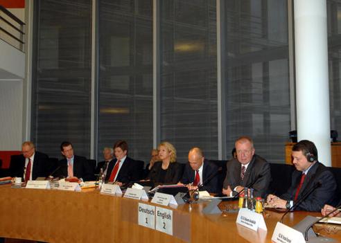 Polenz, Ruprecht; Hussein, Abdullah II. bin Al- Paul-Löbe-Haus, Sitzungssaal