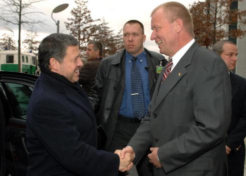 Polenz, Ruprecht; Hussein, Abdullah II. bin Al- Reichstagsgebäude, Platz der Republik