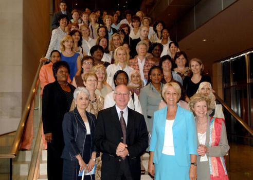 Lammert, Norbert; Schacky-Schultz, Mary Ellen von; Kastner, Susanne Reichstagsgebäude, Eingangsbereich