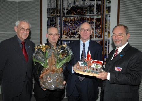 Lammert, Norbert; Reiplinger, Thomas; Herzberg, Jürgen; Richter, Harald Reichstagsgebäude, Empfangsraum