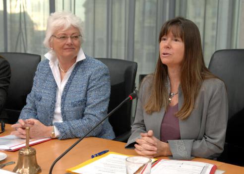 Höfken, Ulrike; Fischer-Boel, Mariann Marie-Elisabeth-Lüders-Haus, Anhörungssaal