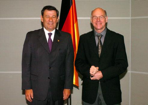 Lammert, Norbert; Novoa, Rodolfo Nin Reichstagsgebäude, Empfangsraum