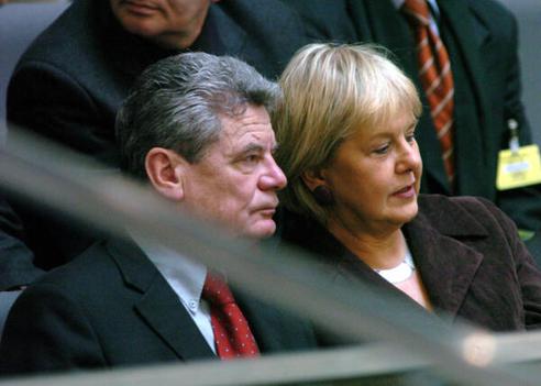 Birthler, Marianne; Gauck, Joachim Reichstagsgebäude, Plenarsaal