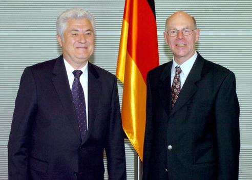 Lammert, Norbert; Voronin, Vladimir Reichstagsgebäude, Empfangsraum