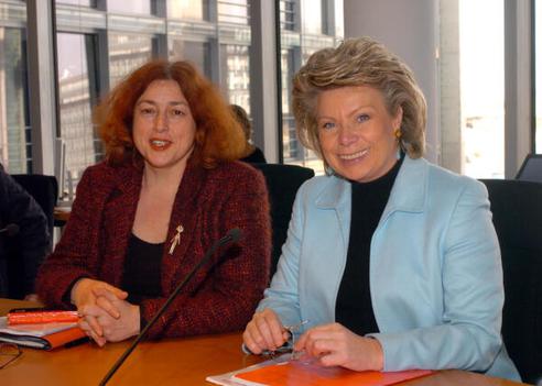 Griefahn, Monika; Reding, Viviane Paul-Löbe-Haus, Sitzungssaal
