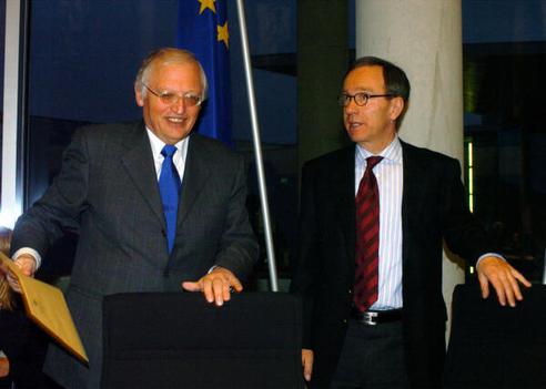 Verheugen, Günter; Wissmann, Matthias Paul-Löbe-Haus, Sitzungssaal