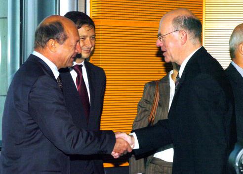 Lammert, Norbert; Bäsescu, Traian Reichstagsgebäude, Plenarsaalebene