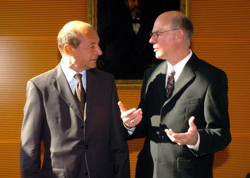 Lammert, Norbert; Bäsescu, Traian Reichstagsgebäude, Plenarsaalebene