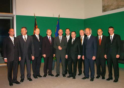 Koschyk, Hartmut; Pfannenstein, Georg; Brähmig, Klaus; Austermann, Dietrich; Lammert, Norbert; Kolb, Heinrich Leonhard; Funke, Rainer; Müller, Christian; Schmidbauer, Bernd; Schmidt, Christian; Schockenhoff, Andreas Reichstagsgebäude, Empfangsraum