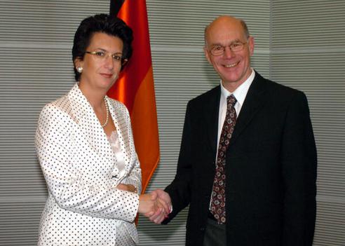 Lammert, Norbert; Burjanadze, Nino Reichstagsgebäude, Empfangsraum