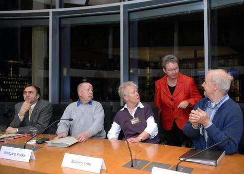 Naumann, Kersten; Bahr, Wolfgang; Focke, Wolfgang; Löhr, Marlies; Linnebrügger, Klaus Paul-Löbe-Haus, Sitzungssaal